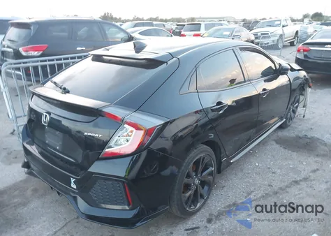 2018 Honda Civic Sport from USA, damaged, VIN SHHFK7H47JU231533